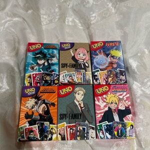 Mcdonald’s UNO Anime Set x6